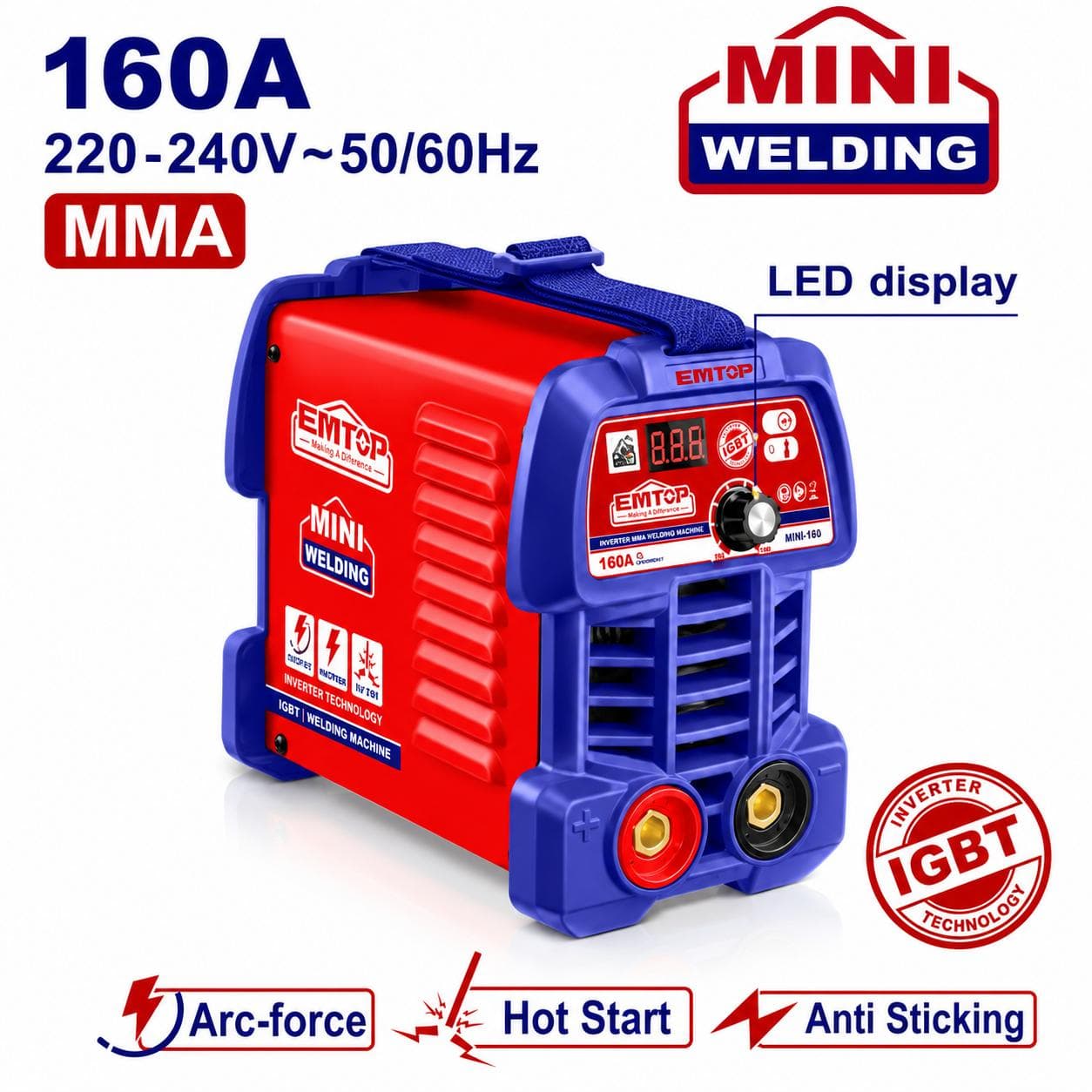 Poste à souder MMA 15-160A EWDEM1641 - photo 1