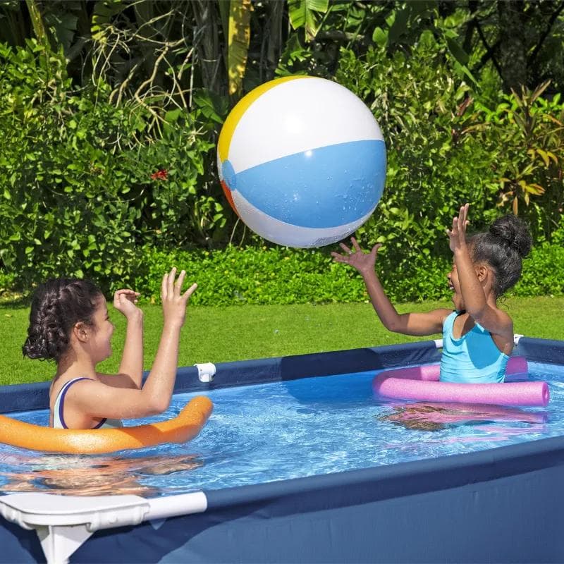 Piscine hors sol tubulaire rectangulaire Bestway Steel Pro 221 x 150 x 43 cm bleu 56401 - photo 2