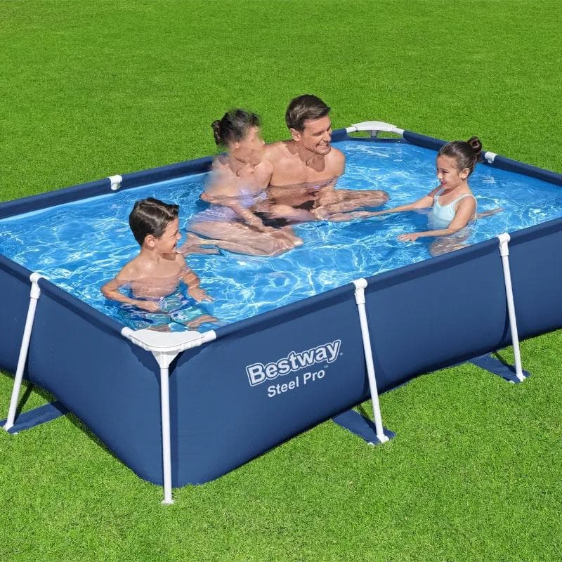 Piscine hors sol tubulaire rectangulaire Bestway Steel Pro 259 x 170 x 61 cm bleu 56403 - photo 2