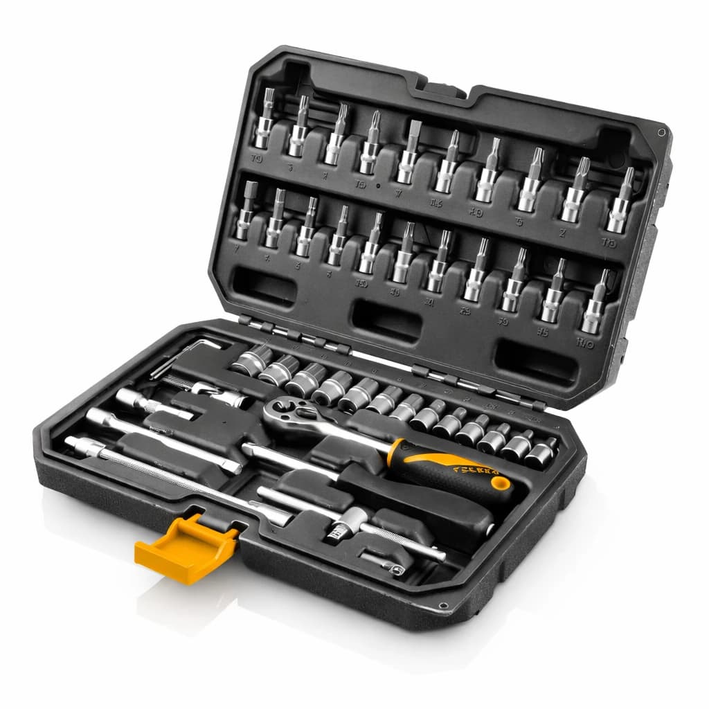 Caisse de douilles 1/4″ 46 pièces 15138 - photo 1
