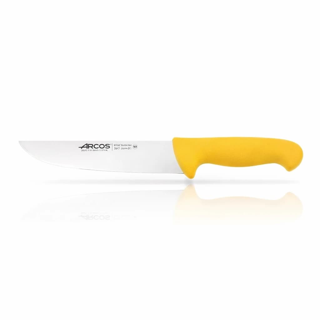 Couteau de boucher lame 21 cm - manche grillon jaune Série 2900 (Ref: 291700) - photo 3