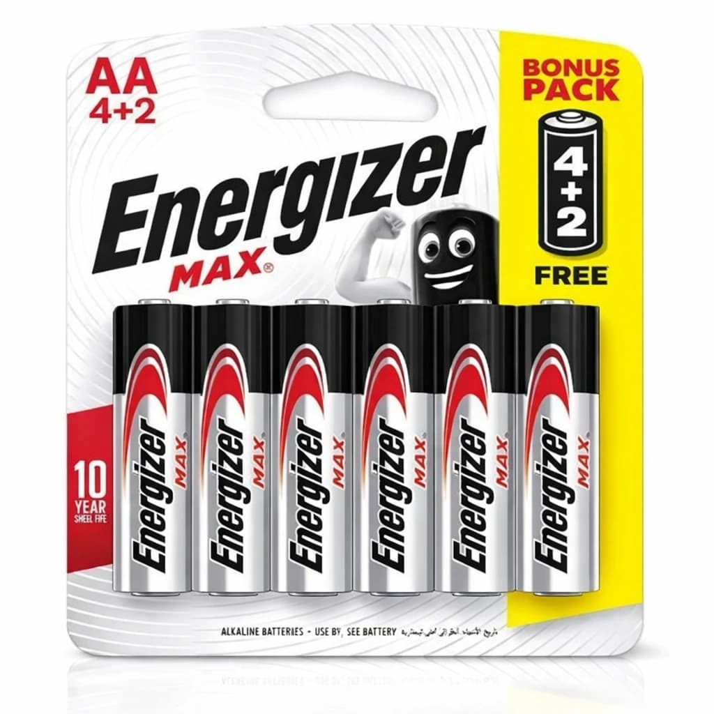 Piles AA (4+2)pack E91 BP6 MAX - photo 1