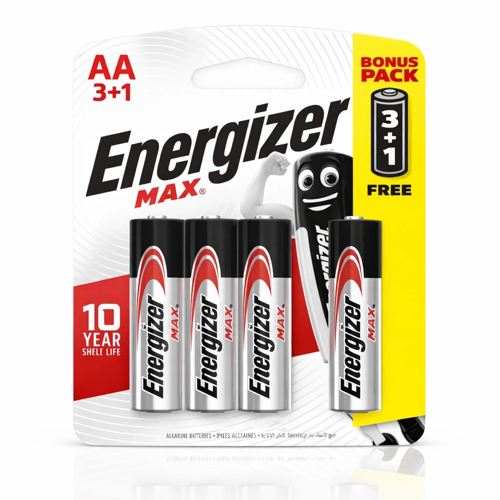 Piles AA (3+1)pack E91 BP4 MAX - photo 1