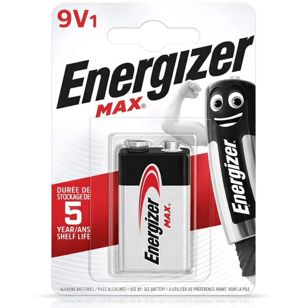 Piles ALKALINE 9V 1pack 522 BP1 MAX - photo 1