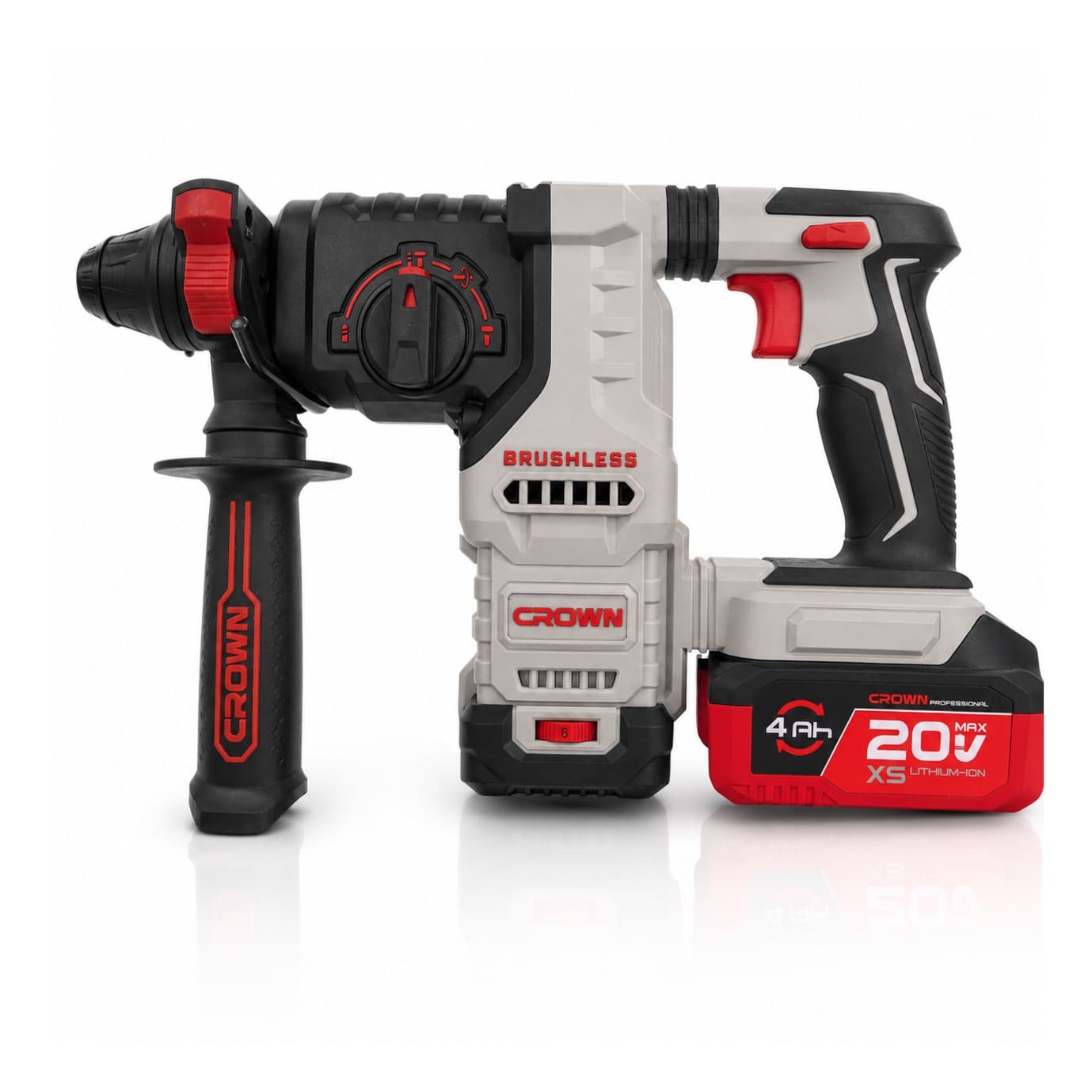 Marteau Piqueur perforateur SDS sans fil 20v 2 batteries 4.0ah 2.3 J (avec variateur de vitesse) CT28015XS-4 BMC - photo 1